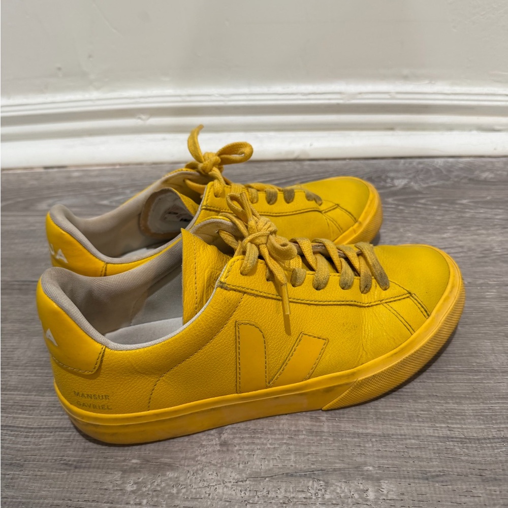 Veja x Mansur Gavriel Campo Sneaker in Sunshine Yellow - Women's EU 39 - Picture 9 of 10